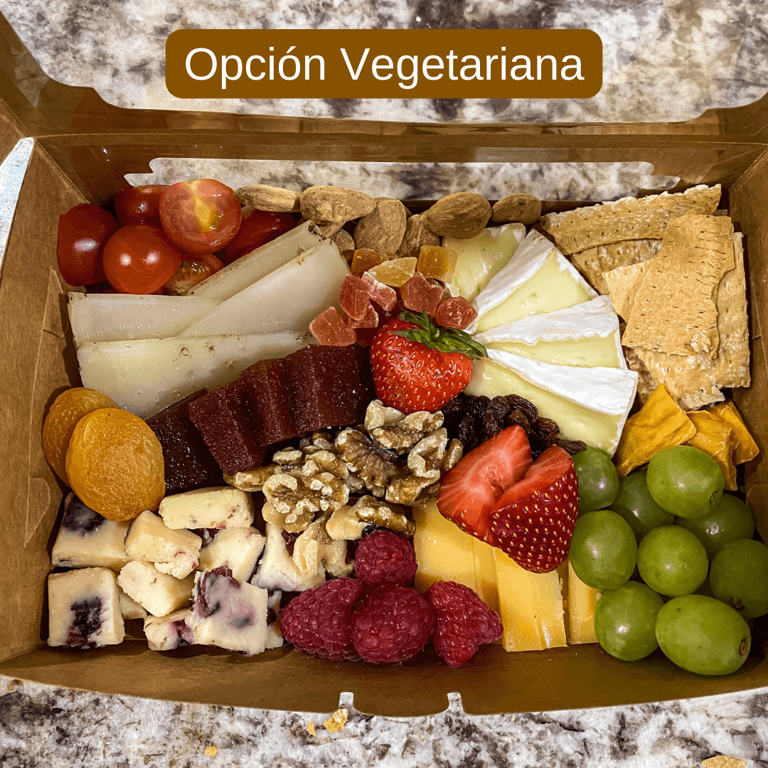 Caja de quesos vegetariana para vegetarianos